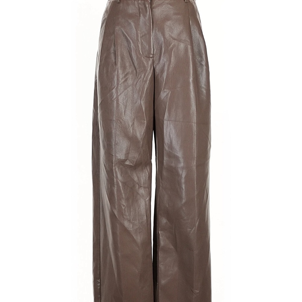 Wilfred Taupe Leather Pants